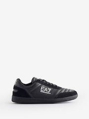 EA7 Logo Black Trainers - Image 1 of 4