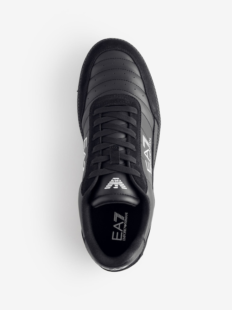 EA7 Logo Black Trainers - Image 2 of 4