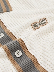 Reiss White Crusoe Reiss | Ché Crochet Tipped Shirt - Image 7 of 7