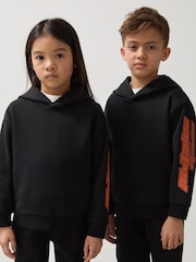 Schwarz - Reiss Zak Unisex Fit McLaren F1 Team Cotton Logo Hoodie - Bild 3 von 7
