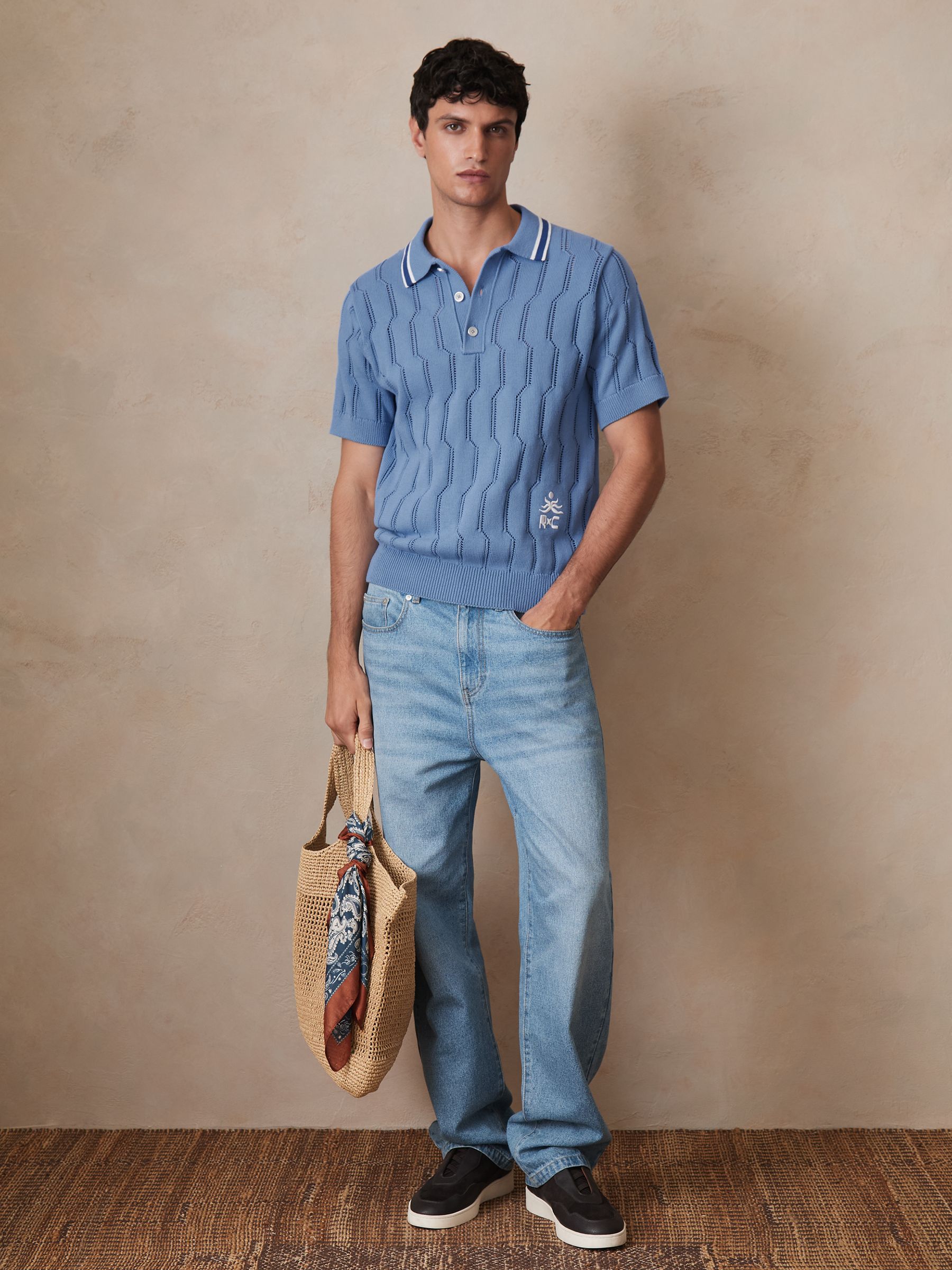 Next：日本 ブルー - Reiss Oasis Reiss | Ché Cotton ポインテール