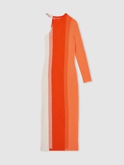 Reiss Papaya Orange Rena Dress - Image 2 of 7