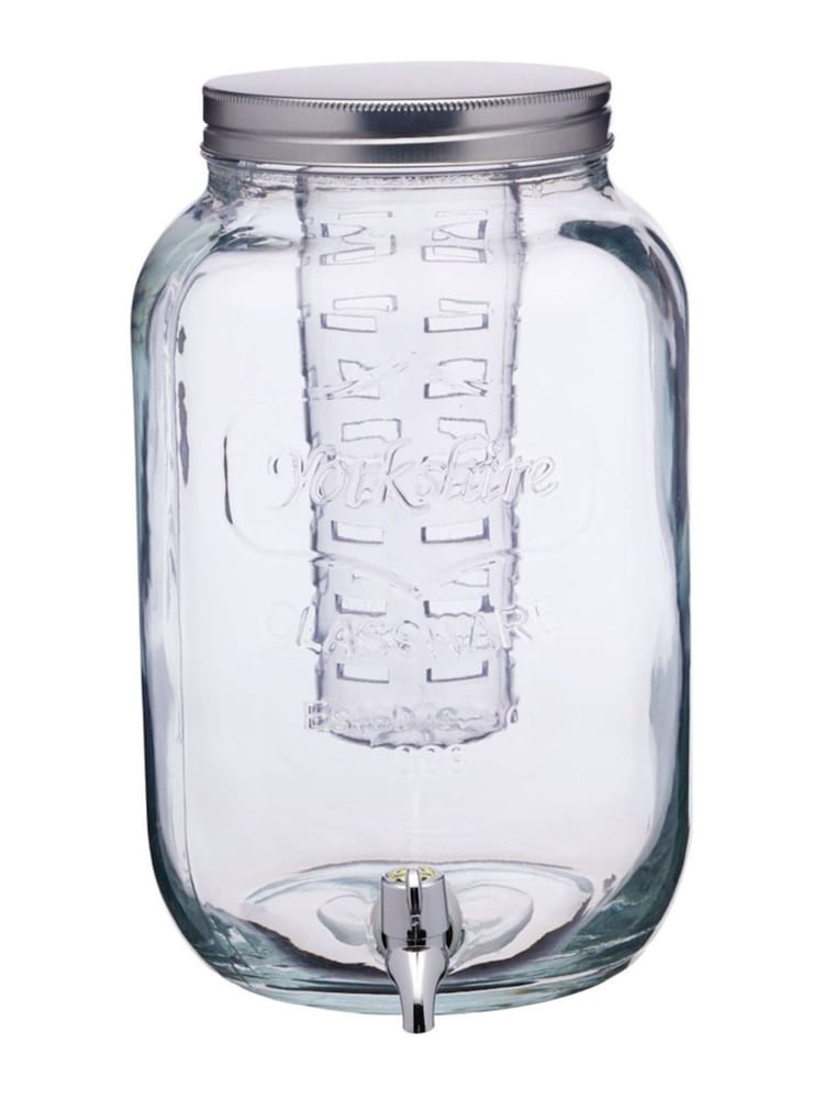 Kitchencraft Clear Large Glass Drinks Dispenser with Tap and Infuser - Image 3 of 3