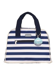 Kitchencraft Blue Insulated Striped Lunch Cool Bag with Strap - Image 4 of 6