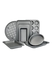 Kitchencraft Set of 8 Silver Steel Non-Stick Bakeware - Image 3 of 6