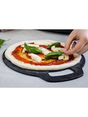 Kitchencraft Black Cast Iron Bread and Pizza Baking Stone - Image 1 of 7