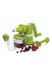Kitchencraft Green Manual Masticating Vegetable and Fruit Juicer - Image 1 of 5