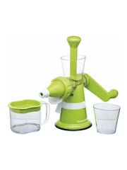 Kitchencraft Green Manual Masticating Vegetable and Fruit Juicer - Image 2 of 5
