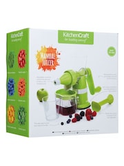 Kitchencraft Green Manual Masticating Vegetable and Fruit Juicer - Image 5 of 5
