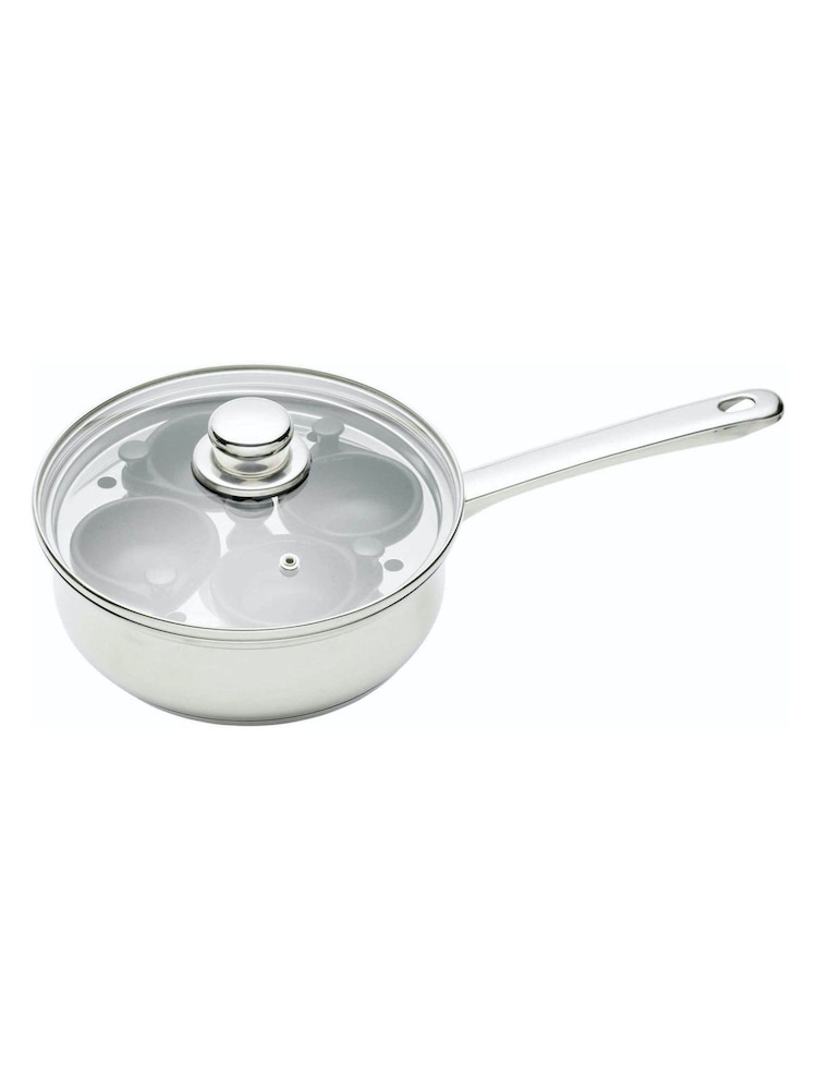 مقلاة من الستانلس ستيل غير لاصقة سعة 4 بيضات من Kitchencraft - Image 5 of 5