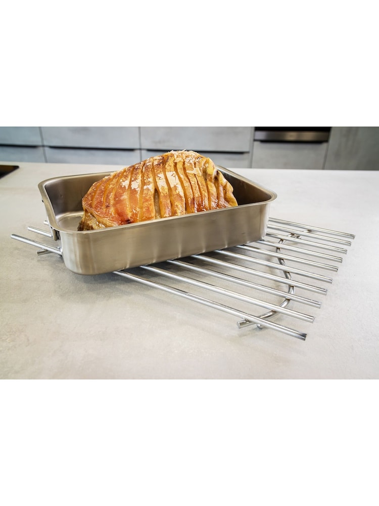 Kitchencraft Silver Large Metal Hot Pan Trivet - Image 1 of 5