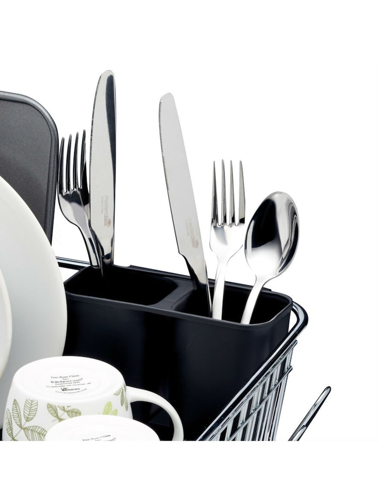 Escurreplatos de metal cromado con bandeja de goteo de Kitchencraft - Imagen 5 de 5 Escurreplatos de metal cromado con bandeja de goteo de Kitchencraft - Imagen 5 de 5