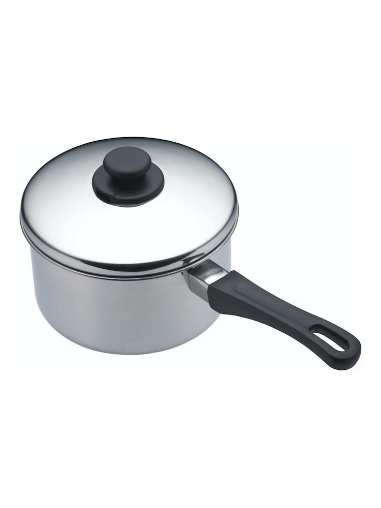 Kitchencraft Silver Extra Deep Large Induction Hob Saucepan with Lid - Image 2 of 4