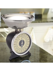 Kitchencraft Black Vintage Style Mechanical Kitchen Scale with Bowl - Image 1 of 3