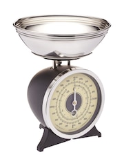Kitchencraft Black Vintage Style Mechanical Kitchen Scale with Bowl - Image 2 of 3