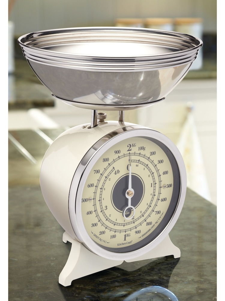 Kitchencraft Vintage Style Mechanical Kitchen Scale with Bowl - Bild 4 von 4