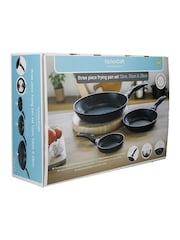 Kitchencraft Set of 3 Black Aluminium Non Stick Frying Pan - Image 6 of 6