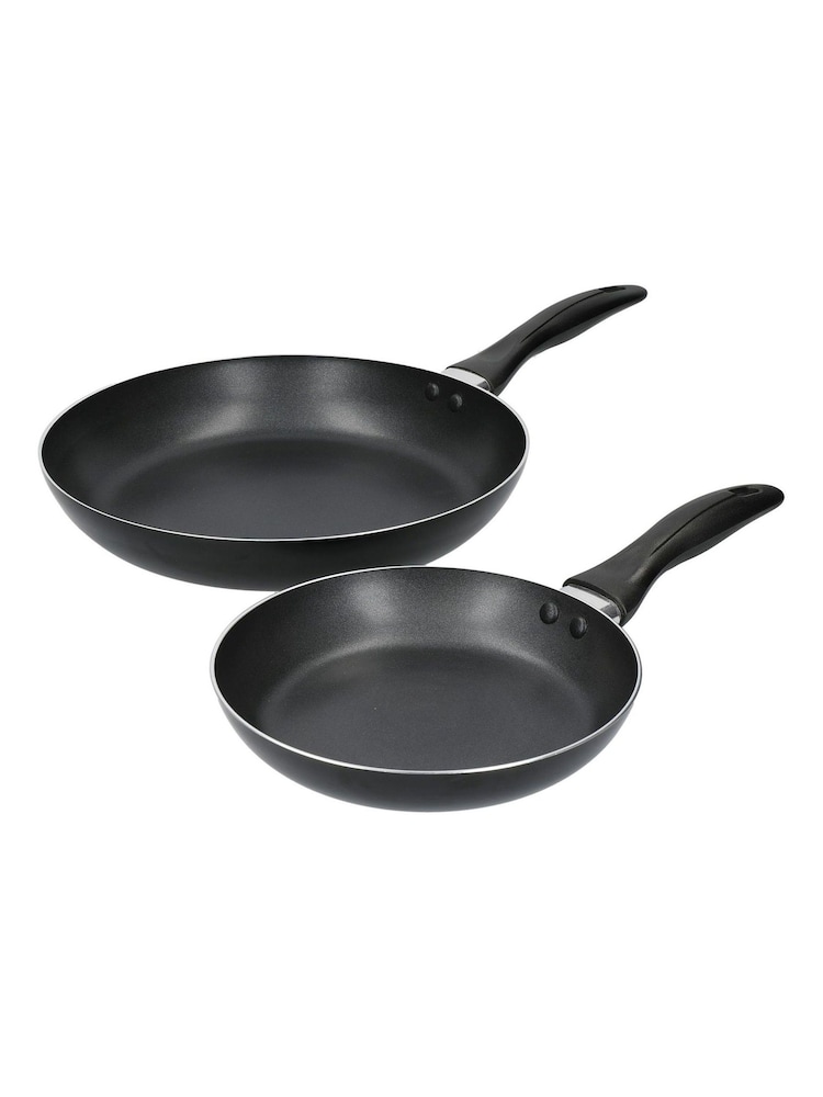 Kitchencraft Set of 2 Black Gift Boxed Non Stick Induction Frying Pan - Image 1 of 4