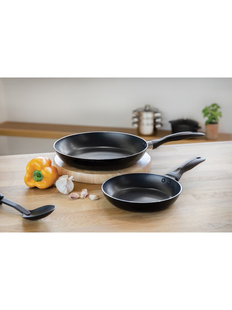 Kitchencraft Set of 2 Black Gift Boxed Non Stick Induction Frying Pan - Image 2 of 4