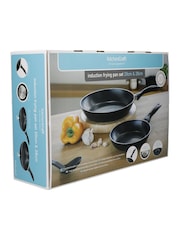 Kitchencraft Set of 2 Black Gift Boxed Non Stick Induction Frying Pan - Image 4 of 4