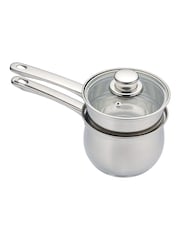 Kitchencraft Silver Stainless Steel Double Boiler Porringer Pot - Image 3 of 5