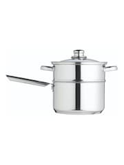 Kitchencraft Silver Universal Stainless Steel Saucepan Steamer Insert - Image 3 of 6