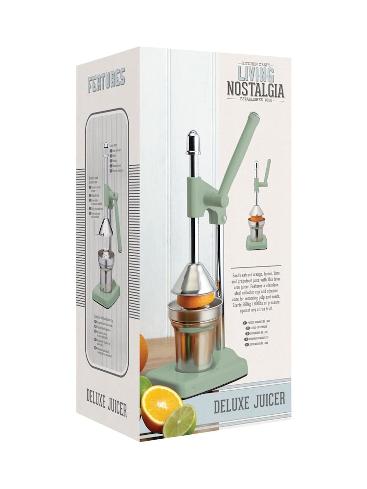 Kitchencraft Green Metal Hand Operated Manual Orange Juicer - Image 5 of 5