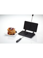 Kitchencraft Assorted Non Stick Metal Double Stovetop Waffle Maker - Image 1 of 6