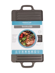 Kitchencraft Grey 2-Sided Induction Griddle Plate Cast Iron Pan - Image 3 of 5