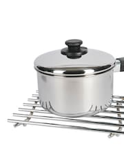 Kitchencraft Silver Extra-Deep Medium Induction Hob Saucepan with Lid - Image 4 of 5