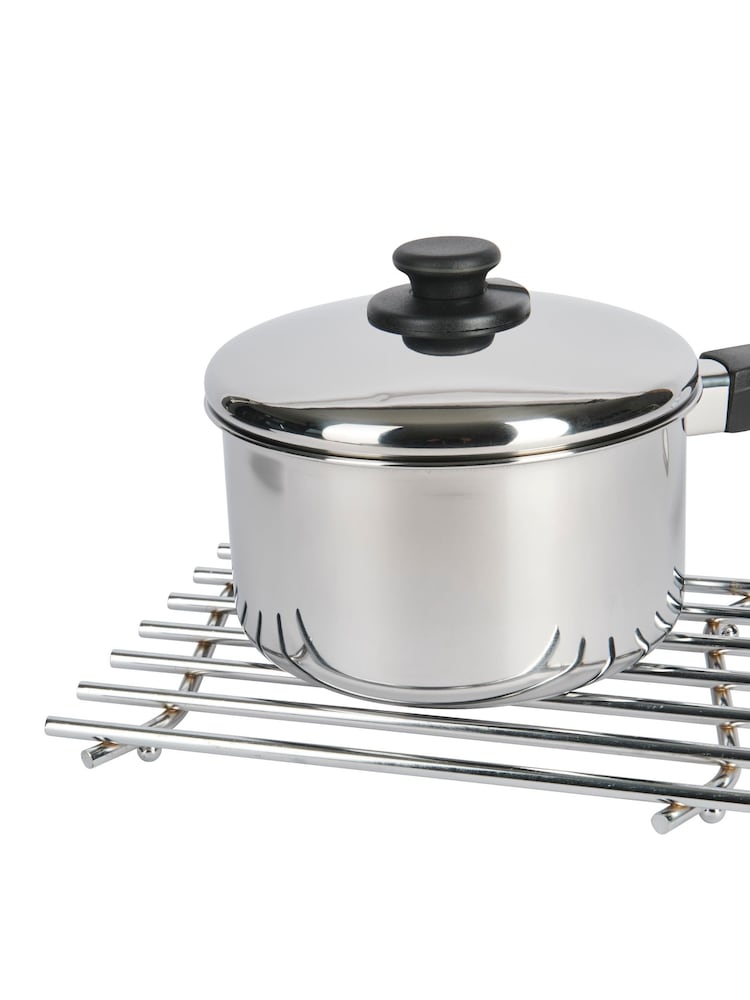 Kitchencraft Silver Extra-Deep Medium Induction Hob Saucepan with Lid - Image 4 of 5