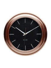 Kitchencraft Assorted Copper-Effect Modern Analogue Wall Clock - Image 1 of 3