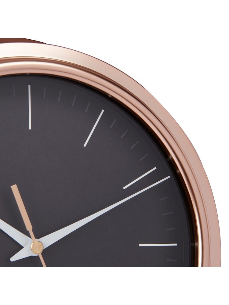 Kitchencraft Assorted Copper-Effect Modern Analogue Wall Clock - Image 2 of 3