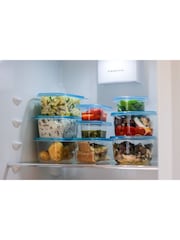 Kitchencraft Set of 50 Blue Plastic Reusable Meal Prep Container - Image 2 of 6