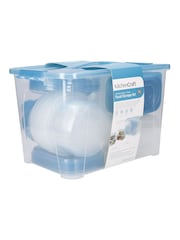 Kitchencraft Set of 50 Blue Plastic Reusable Meal Prep Container - Image 6 of 6
