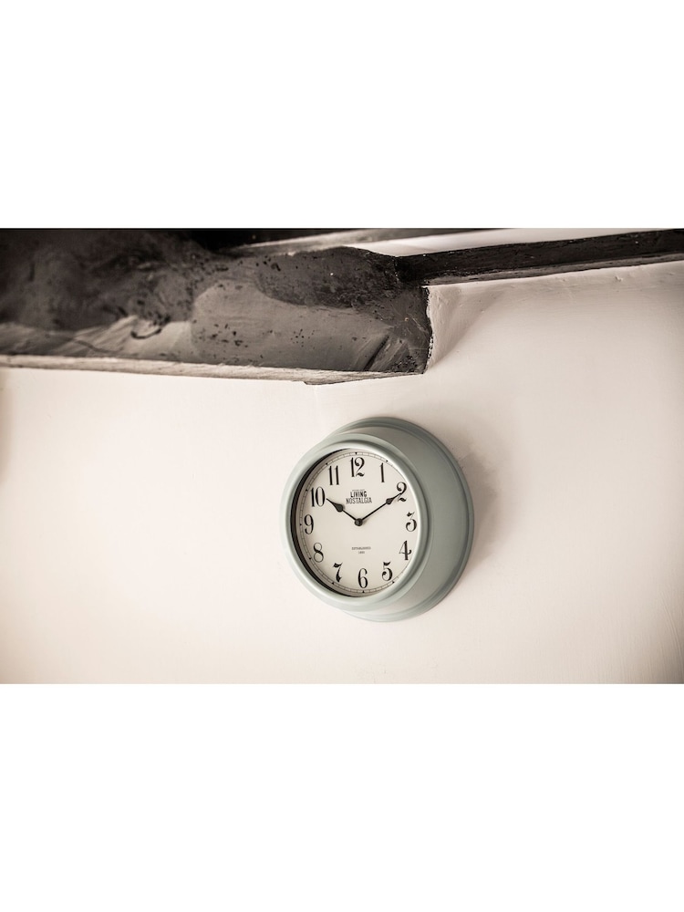 Kitchencraft Blue Vintage Wall Clock Nostalgia Style - Image 2 of 6