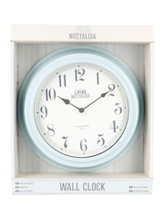 Kitchencraft Blue Vintage Wall Clock Nostalgia Style - Image 5 of 6