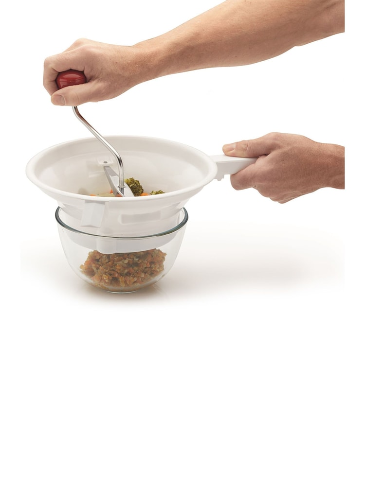 Kitchencraft White Rotary Mouli Grinder Food Mill - Image 3 of 5