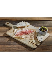 Kitchencraft Brown Wooden Serving and Chopping Board with Handle - Image 1 of 2