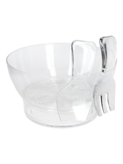 Kitchencraft Plastic Iced Salad Bowl with Servers - Bild 3 von 5