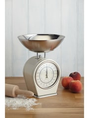 Kitchencraft Cream Vintage Style Mechanical Kitchen Scale with Bowl - Image 1 of 6