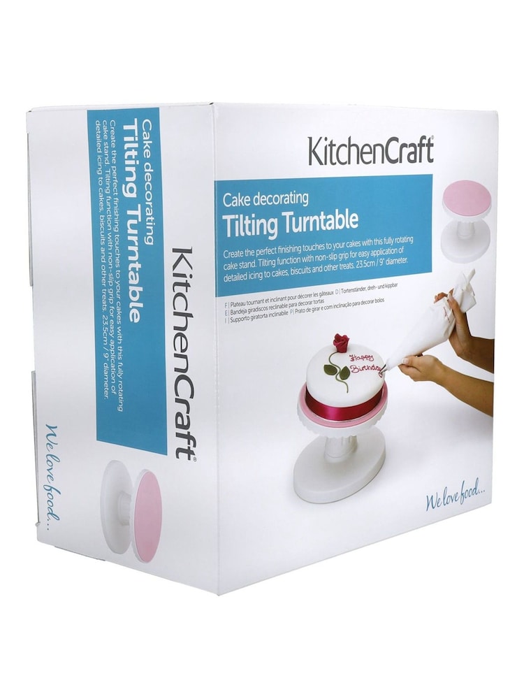 Kitchencraft Assorted Tilting Cake Decorating Turntable Easy Use - Image 4 of 4