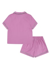 Polo Ralph Lauren Pink 100% Cotton Floral T-Shirt and Shorts Pyjamas Set - Image 2 of 5
