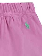 Polo Ralph Lauren Pink 100% Cotton Floral T-Shirt and Shorts Pyjamas Set - Image 3 of 5