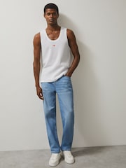 Reiss White Rush McLaren F1 Team Speedmark Knit Vest - Image 1 of 8