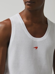Reiss White Rush McLaren F1 Team Speedmark Knit Vest - Image 3 of 8