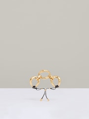 Reiss Gold Tone Monika Molten Link Bracelet - Image 2 of 3