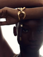 Reiss Gold Tone Monika Molten Link Bracelet - Image 3 of 3