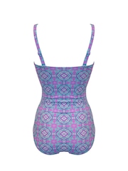 Pour Moi Light Blue Santa Monica Removable Straps Tummy Control Swimsuit - Image 4 of 4