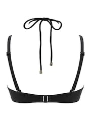 Pour Moi Black Padded Santa Cruz Bikini Top - Image 4 of 4